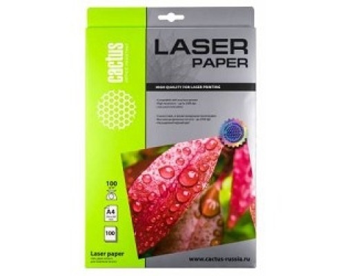 [Бумага] Cactus CS-LPA4100100 Бумага Cactus CS-LPA4100100 A4/100г/м2/100л. глянцевое для лазерной печати
