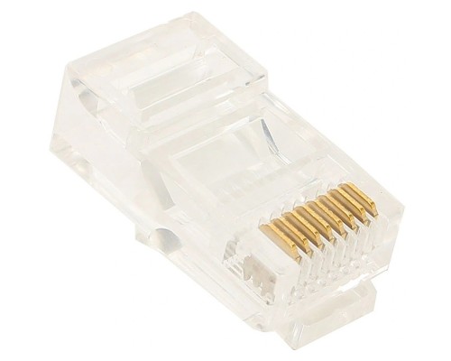 [Переходник] VCOM VNA2200 Коннектор RJ-45 для UTP кабеля 5 кат. (20 шт. в уп-ке), блистер (4895182229006)