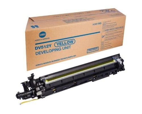 [Расходные материалы] Konica minolta DV-512Y Девелопер, Yellow {C224/C284/C364/C454/C554/е-серия}