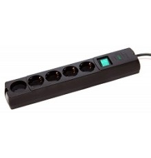 MOST Сетевой фильтр LRG 3м (5 розеток), черный {677072}