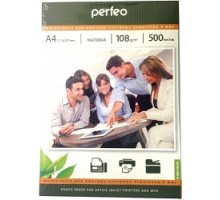 Perfeo PF-MTA4-108/500  Бумага Perfeo матовая , А4 108 г/м2, 500 л