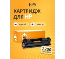 Bion BCR-CF283X Картридж для HP{LaserJet Pro M125/M127/M201/M225} (2200  стр.), Черный, с чипом