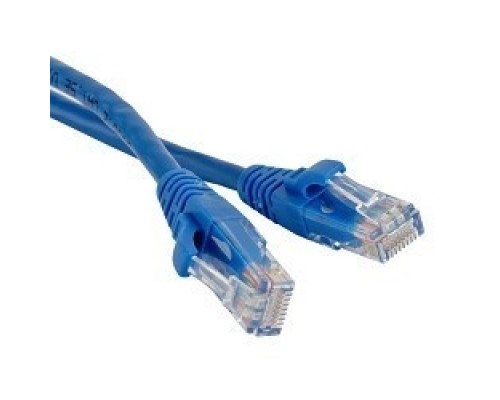 [Патч-корд] Hyperline PC-LPM-UTP-RJ45-RJ45-C6-0.5M-LSZH-BL Патч-корд U/UTP, Cat.6, LSZH, 0.5 м, синий