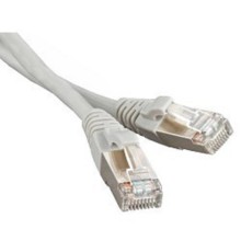 Hyperline PC-LPM-STP-RJ45-RJ45-C6-1M-LSZH-GY Патч-корд F/UTP, экранированный, Cat.6, LSZH, 1 м, серый