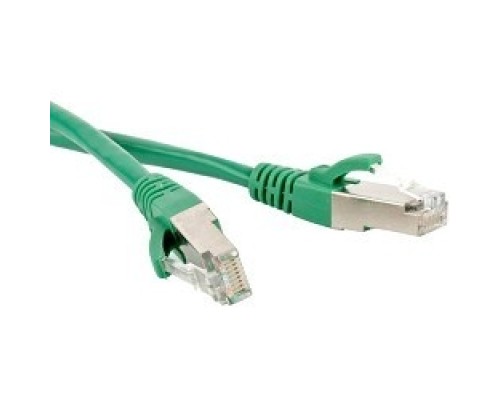 [Патч-корд] Hyperline PC-LPM-STP-RJ45-RJ45-C6-1M-LSZH-GN Патч-корд F/UTP, экранированный, Cat.6, LSZH, 1 м, зеленый