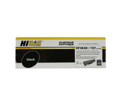 [Расходные материалы] Hi-Black CF283X/737 Картридж для  HP LJ Pro M225MFP/M201/Canon №737, 2,5K