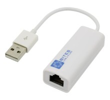 5bites Кабель-адаптер UA2-45-02WH USB2.0 сетевая карта -> RJ45 10/100 Мбит/с, 10см