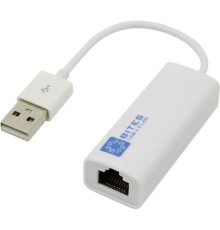 5bites Кабель-адаптер UA2-45-02WH USB2.0 сетевая карта -> RJ45 10/100 Мбит/с, 10см