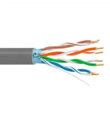 5bites Кабель FS5505-100A витая пара FTP / SOLID / 5E / 24AWG / CCA/ PVC / 100M