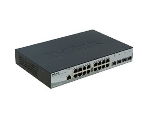 [Сетевое оборудование] D-Link DGS-1210-20/ME/A1A Управляемый L2 коммутатор с 16 портами 10/100/1000Base-T и 4 портами 1000Base-X SFP