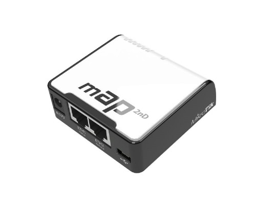 [Сетевое оборудование] MikroTik RBmAP2nD Беспроводной маршрутизатор mAP  WiFi + 2 порта LAN 100Мбит/сек