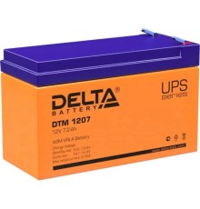 Delta DTM 1207  (7,2 А\ч, 12В) свинцово- кислотный аккумулятор  