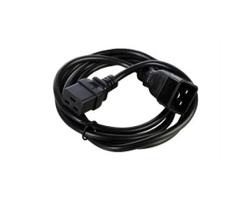 [Аксессуар] REM Шнур питания с заземлением IEC 60320 C19/IEC 60320 C20, 16А/250В (3x1,5), длина 3 м. (R-16-Cord-C19-C20-3)