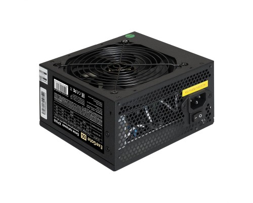 [Блок питания] Exegate EX219463RUS  251775 Блок питания 500W ATX-XP500 OEM, black, 12cm fan, 24+4pin, (6+2)pin PCI-E, 3*SATA, 1*FDD, 2*IDE