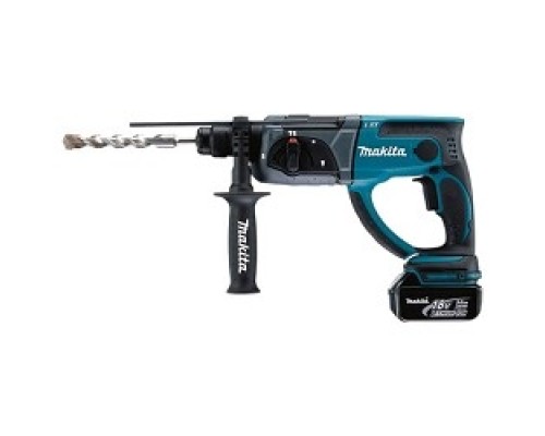 [Перфоратор] Makita DHR202RFE Перфоратор аккумуляторный SDS+ [DHR202RFE] {18В,2х 3 Ач Li-ion,3реж,1.9Дж,0-4000ум,3.5кг,чем,подсветка,совмест с 4 Ач Li-ion}