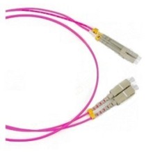 Hyperline FC-D2-504-LC/PR-LC/PR-H-1M-LSZH-MG Патч-корд волоконно-оптический (шнур) MM 50/125(OM4), LC-LC, duplex, LSZH, 1 м