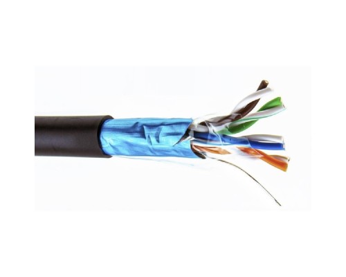 [Кабель] 5bites Кабель FS5500-305APE витая пара FTP / SOLID / 5E / CCAG / PE / BLACK / OUTDOOR / DRUM / 305M