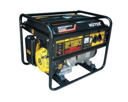[Huter Генераторы] Huter DY5000L 64/1/5 Электрогенератор {четырехтактный, 4000Вт, 220В/50Гц, 80Дб, принудительное охлаждение, бак 22 л, расход бензина 374 г/кВтч, расход масла 6,8, габариты700х535х570 вес 70 кг}