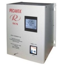 Ресанта АСН-12 000/Н1-Ц 63/6/22 Стабилизатор Lux {220В±8%, Габ. 305х190х360, Вес 19,5кг}