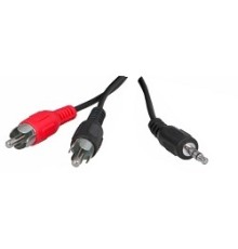 Rexant (17-4202) Шнур  3.5мм  стерео штекер - 2 RCA  1.5М  