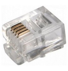 PROconnect (05-1012-3) Разъем телефонный UTP, RJ-14 (6P4C), CAT 3 (100 шт.)