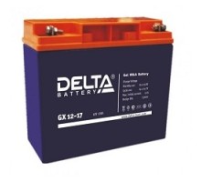 Delta GX 12-17 (17 А\ч, 12В) свинцово- кислотный аккумулятор  