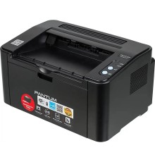 Pantum P2500W Принтер, Mono Laser, A4, 22стр/мин, 1200x1200 dpi, 128MB RAM, лоток 150 листов, USB, RJ45, Wi-Fi, черный корпус