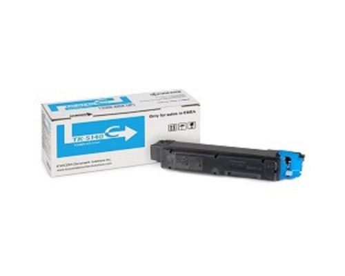 [Расходные материалы] Kyocera-Mita TK-5140C Тонер картридж, Cyan {P6130cdn/M6x30cdn(5000стр.)}