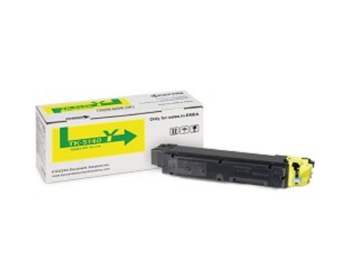 [Расходные материалы] Kyocera-Mita TK-5140Y Тонер картридж, Yellow {P6130cdn/M6x30cdn(5000стр.)}