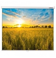 LUMIEN Eco Picture LEP-100105 Настенный экран 160х160 см, Matte White восьмигранный корпус, возможность потолочн./настенного крепления, уровень в комплекте, 1:1