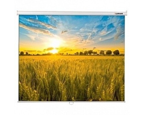 [Экраны LUMIEN] LUMIEN Eco Picture LEP-100102 180х180 см, Matte White восьмигранный корпус, возможность потолочн./настенного крепления, уровень в комплекте, 1:1 (треугольная упаковка)
