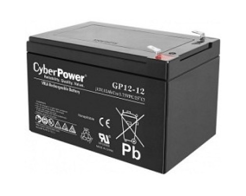 [батареи/комплектующие к ИБП] CyberPower Аккумуляторная батарея GP12-12 12V12Ah