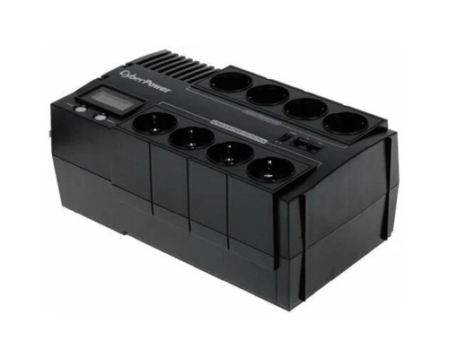 [ИБП] ИБП CyberPower BR1000ELCD {Line-Interactive, 1000VA/600W USB/RJ11/45/USB charger A/С (4+4 EURO), 12В/9 Ач х 1}