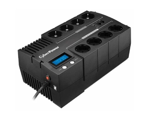 [ИБП] ИБП CyberPower BR1200ELCD {Line-Interactive, 1200VA/720W USB/RJ11/45/USB charger A/С  (4+4 EURO), 12В/5.8 Ач х 2}
