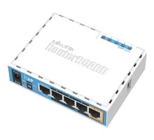 MikroTik RB951Ui-2nD Беспроводной Маршрутизатор  hAP 2.4Ghz, 5xLAN, 2.4 ГГц 802.11b/g/n, MIMO 2x2, 22 дБм
