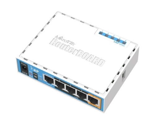 [Сетевое оборудование] MikroTik RB951Ui-2nD Беспроводной Маршрутизатор  hAP 2.4Ghz, 5xLAN, 2.4 ГГц 802.11b/g/n, MIMO 2x2, 22 дБм