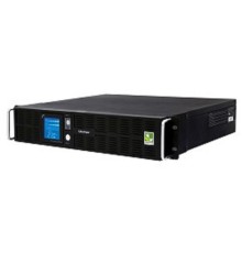 ИБП CyberPower PR1000ELCDRT2UA {Line-Interactive, 1000VA/900W USB/RS-232/Dry/EPO/SNMPslot/RJ11/45 (8 IEC С13), 12В/7 Ач х 4}