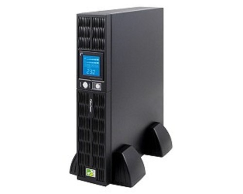 [ИБП] ИБП CyberPower PR1500ELCDRT2U {Line-Interactive, 1500VA/1350W, USB/RJ11/45 (8 IEC), 12В/7 Ач х 4}