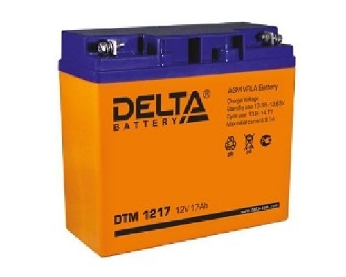 [батареи] Delta DTM 1217  (17 Ач, 12В) свинцово- кислотный аккумулятор  