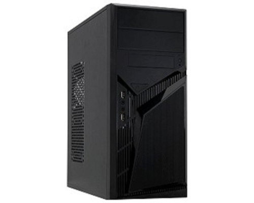 [Корпус] PowerCool S1007BK 450W {Тип: Midi-Tower, цвет: черный, форм-фактор: ATX, mATX, блок питания: 450 Вт, вентилятор: 120 мм, размеры: 175 x 407 x 362 мм, дополнительно: USB x2, наушники, микрофон}