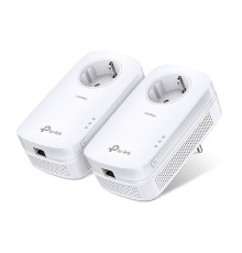 TP-Link TL-PA8010P KIT AV1300 Комплект гигабитных адаптеров Powerline со встроенной розеткой