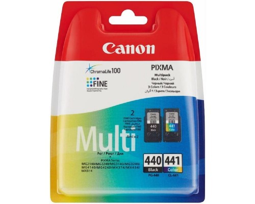 [Расходные материалы] Canon PG-440/CL-441 5219B005 Картридж струйный для Canon MG2140/MG3140, черный/трехцветный (180стр.)