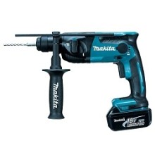 Makita DHR165Z Перфоратор аккумуляторный SDS+ [DHR165Z] {18В,Li-ion,2реж,1.3Дж,0-5300у\м,2.2кг,чем,подсветка,б\акк и з\у}