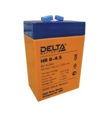 Delta HR 6-4.5 (4.5 А\ч, 6В) свинцово- кислотный аккумулятор  