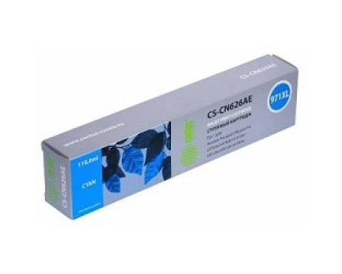 [расходные материалы] Cactus CN626AE №971XL Картридж струйный Cactus CS-CN626AE голубой для HP DJ Pro X476dw/X576dw/X451dw