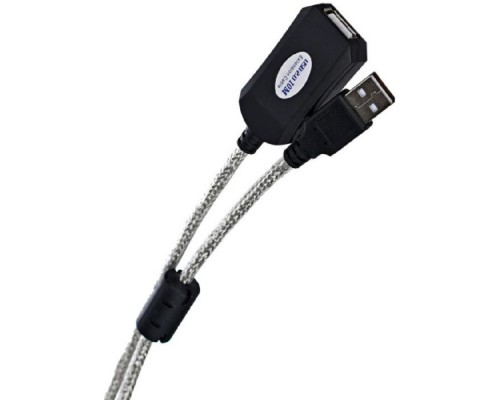 [кабели] Aopen Кабель-адаптер USB2.0-repeater, удлинительный активный <Am-->Af> 10м (ACU823-10M) [6938510851321]