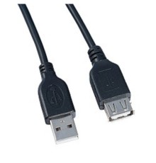 PERFEO Кабель USB2.0 A вилка - А розетка, длина 0,5 м. (U4501)