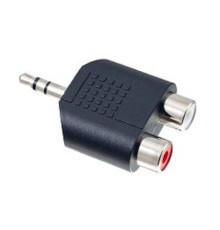 PERFEO Переходник Jack 3.5 мм (стерео) вилка - 2xRCA розетка (A7012)