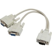 Rexant (17-6834) Переходник шт.VGA - 2гн.VGA (провод) серый
