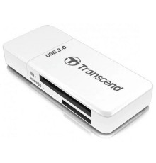 Внешний картридер USB 3.0 Multi-Card Reader F5 All in 1 Transcend [TS-RDF5W] White